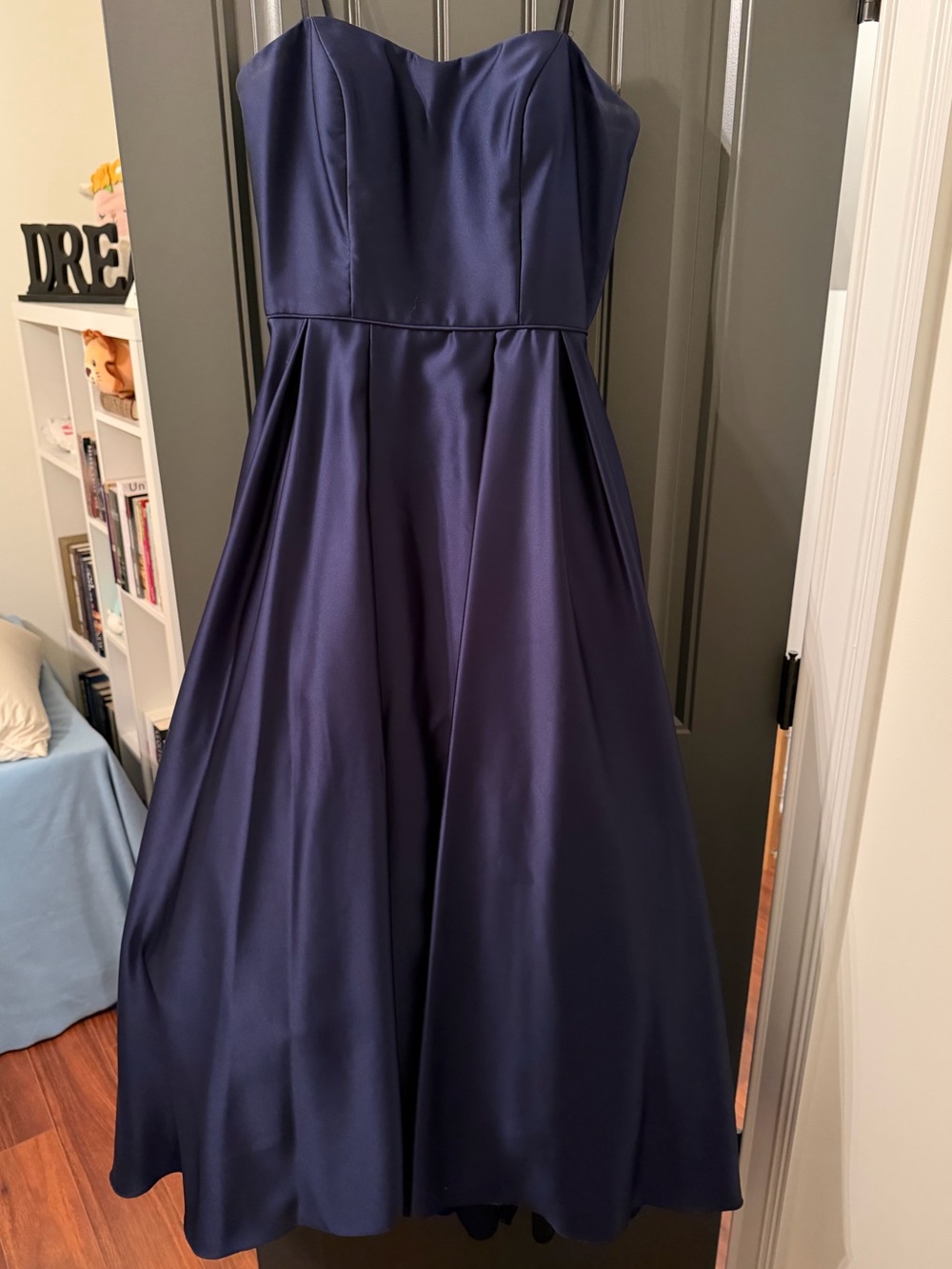 Betsy Adam Navy Blue Prom Gown